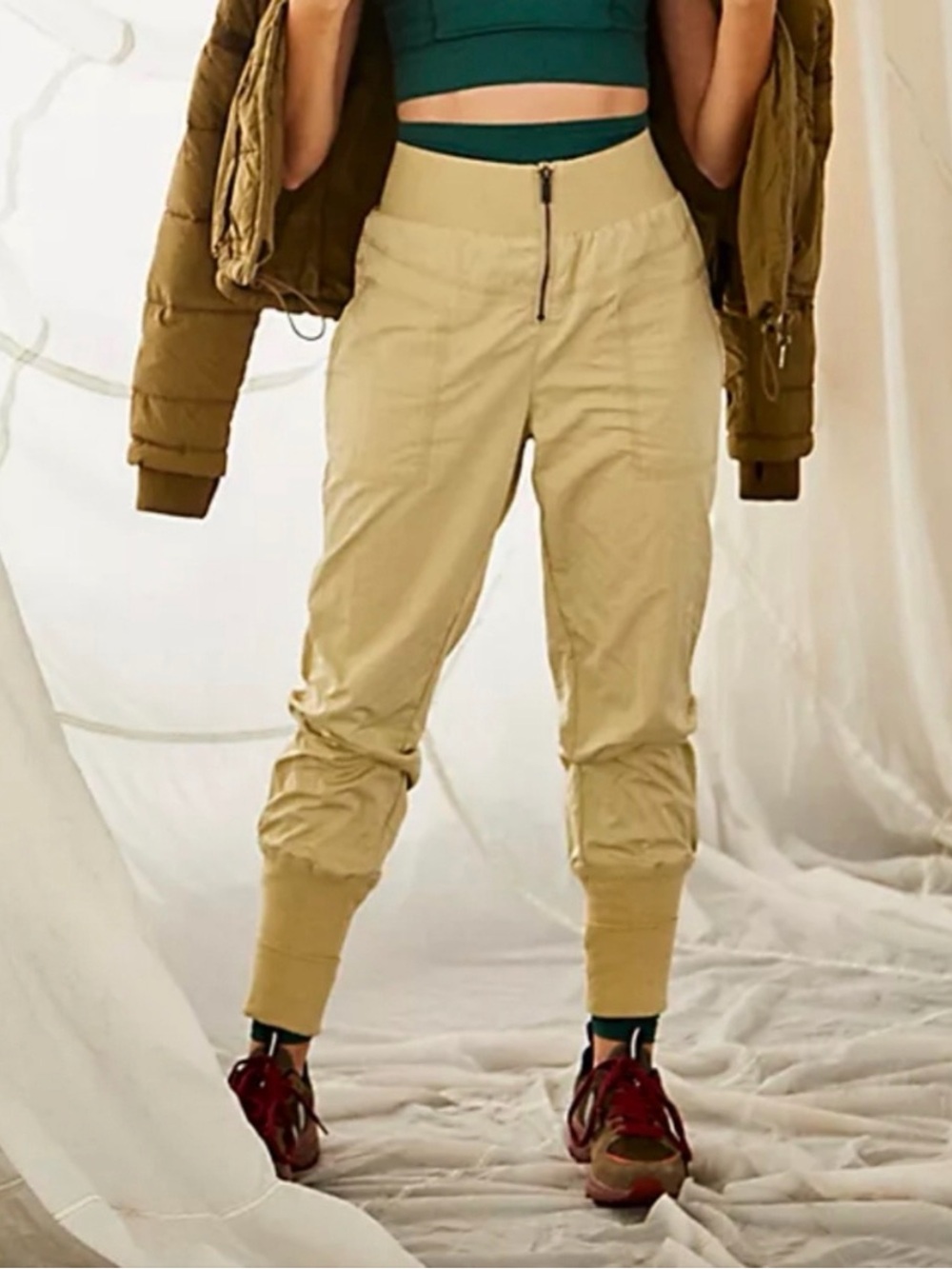 Free People Movement On The Road Nylon Pants Joggers
